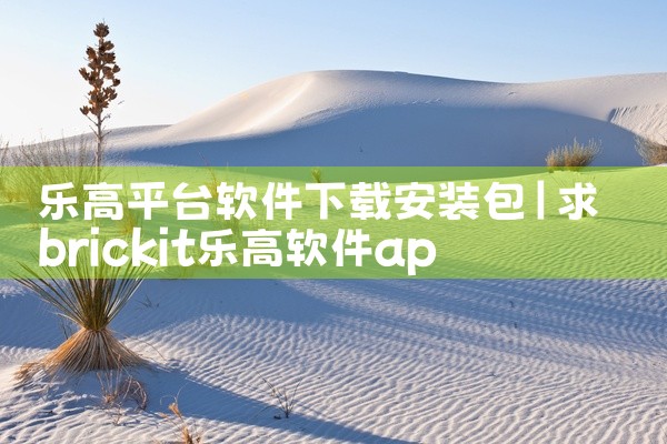 乐高平台软件下载安装包